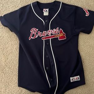 Small Chipper Jones Atlanta Braves uniform